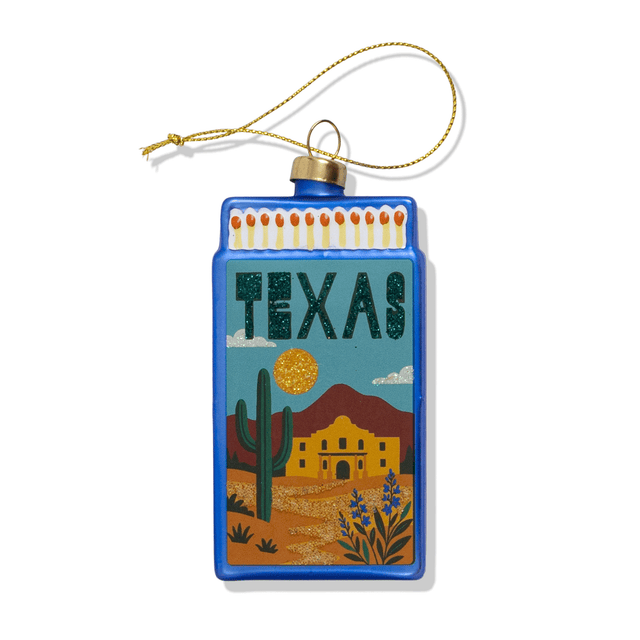 Texas Matchbook Ornament - Furbish Studio
