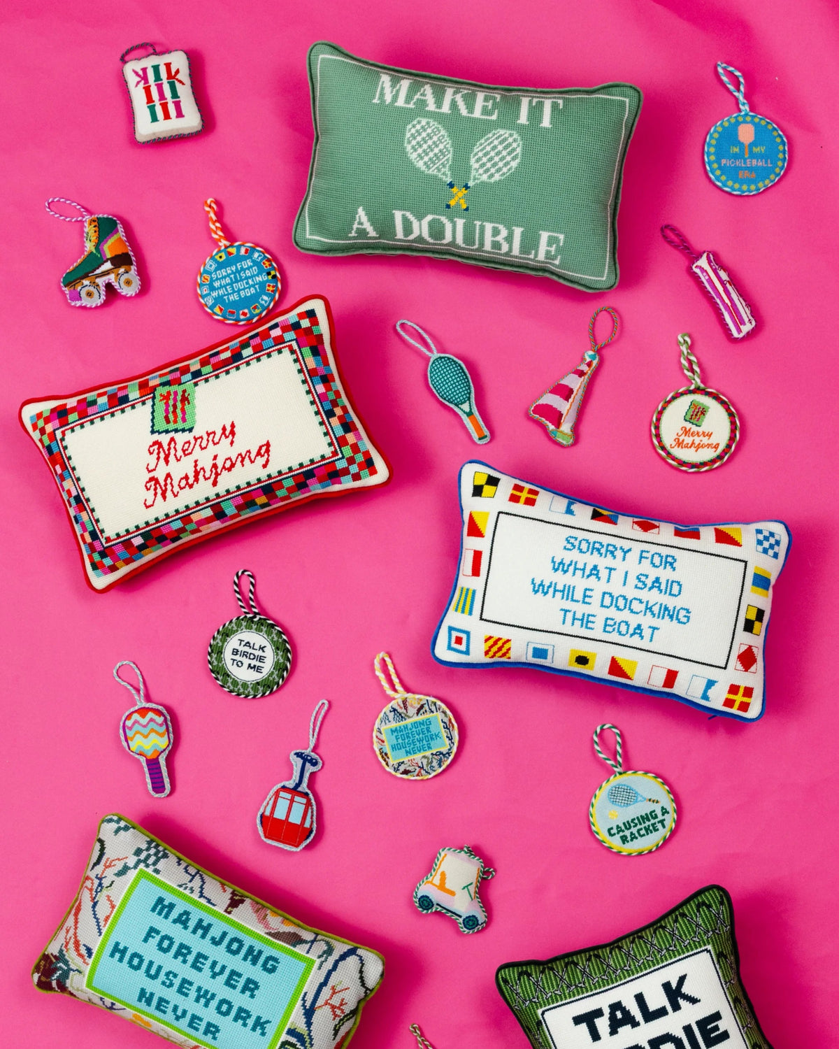 Make It A Double Needlepoint Pillow - Furbish Studio