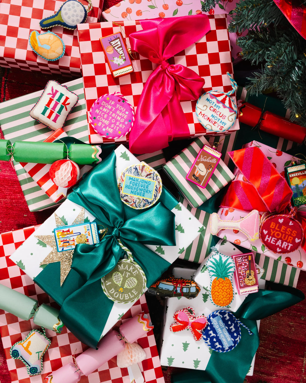 Needlepoint Ornament - Mahjong Forever - Furbish Studio