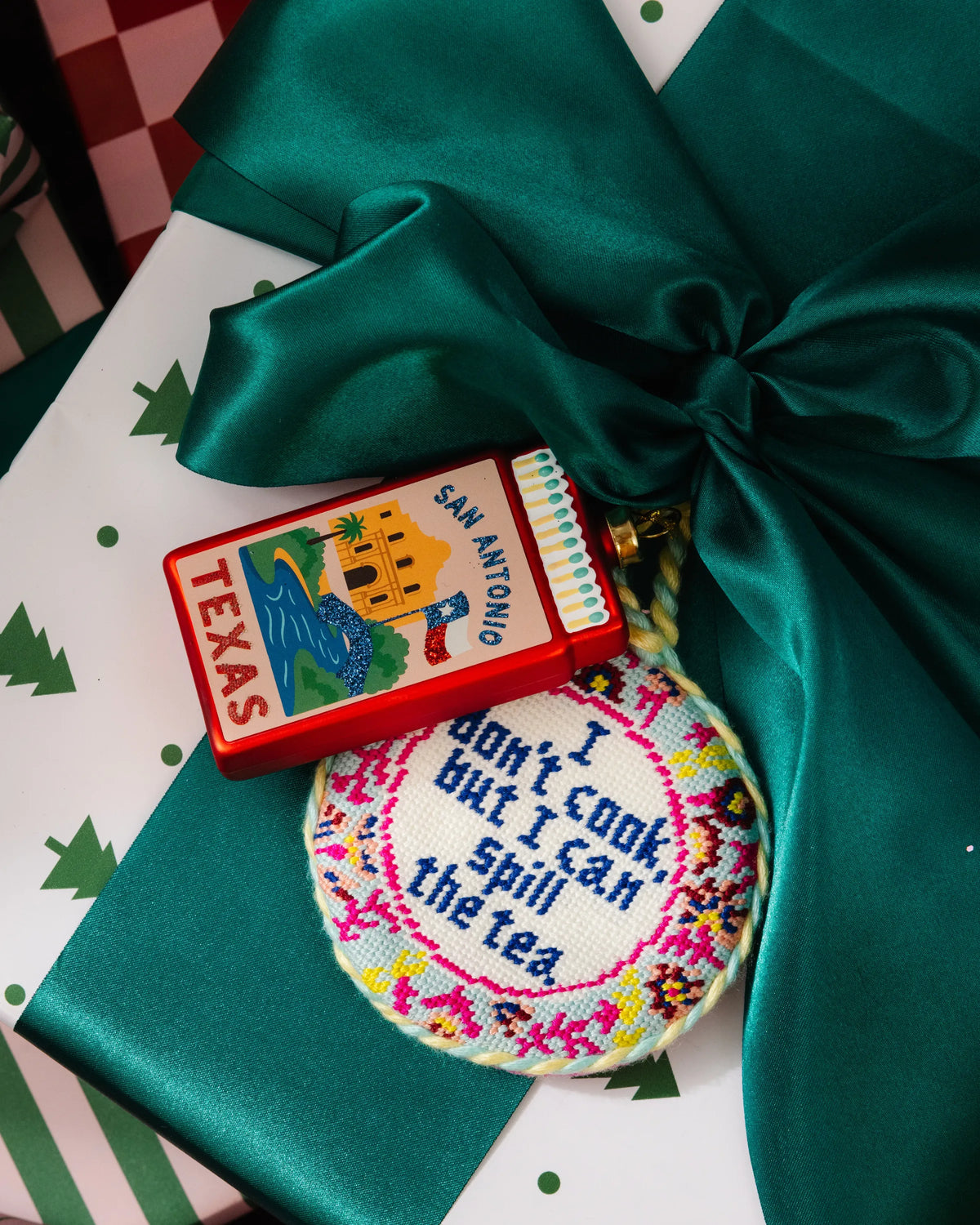 San Antonio Matchbook Ornament - Furbish Studio