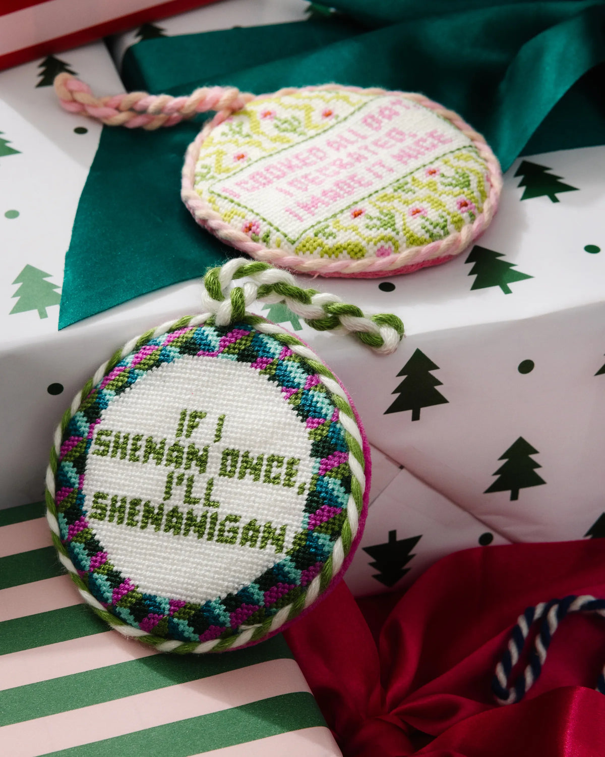 Needlepoint Ornament - Made it Nice - Furbish Studio