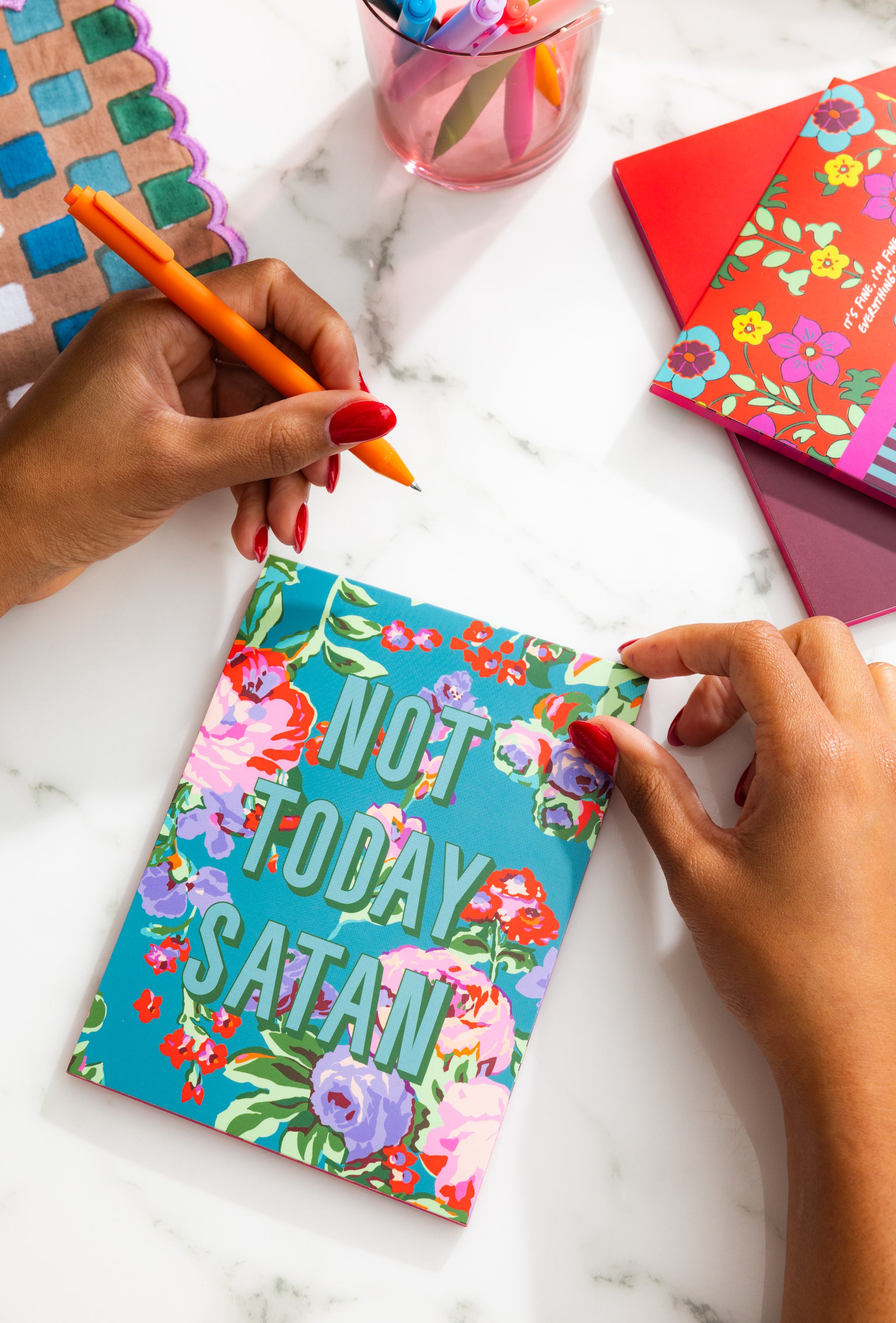 Furbish Studio Notepad - Not Today Satan