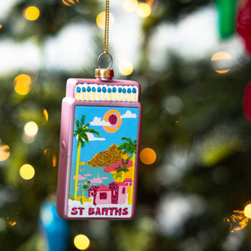 Matchbook Ornament - St. Barths - Furbish Studio