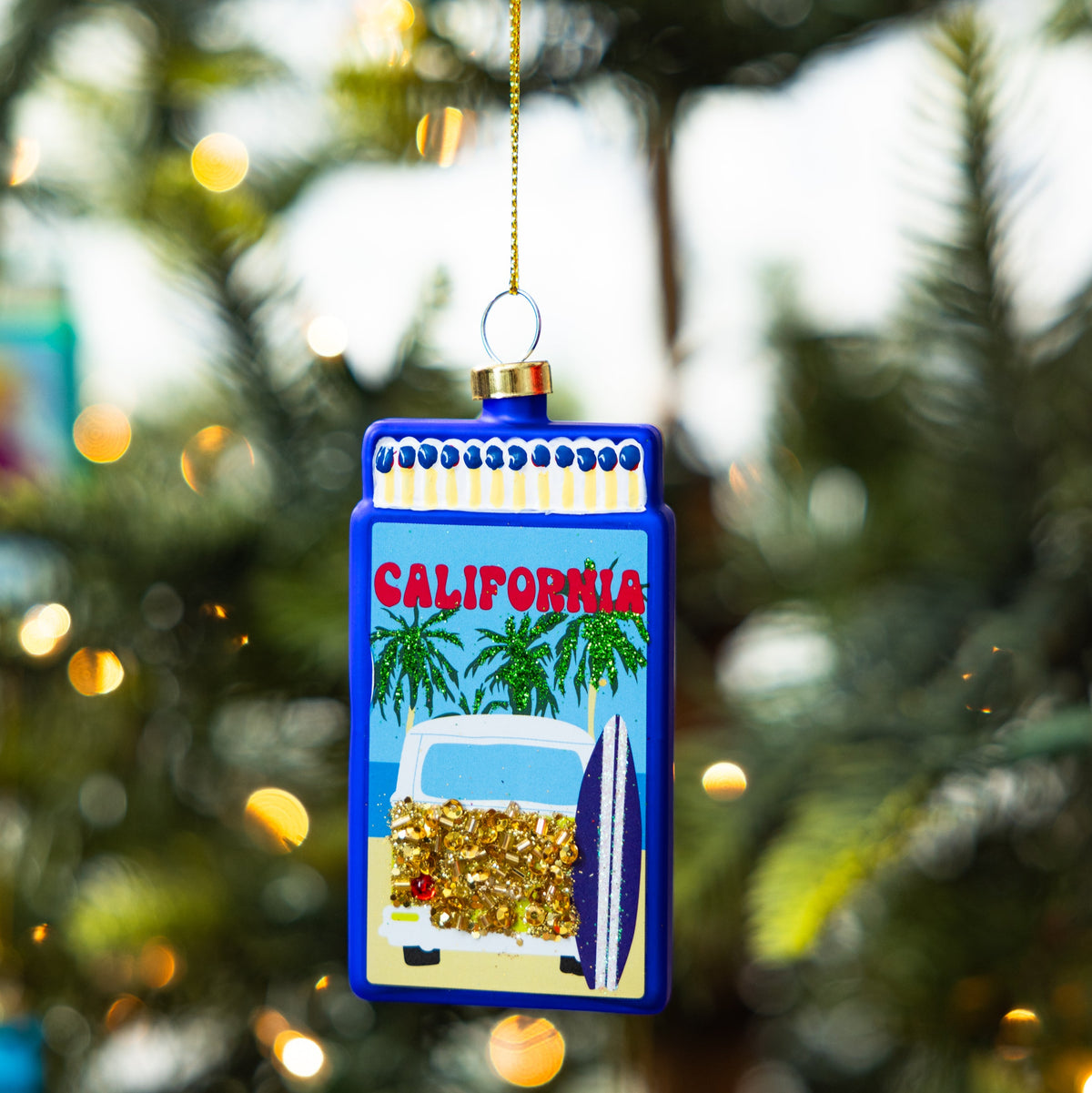 Matchbook Ornament - California - Furbish Studio