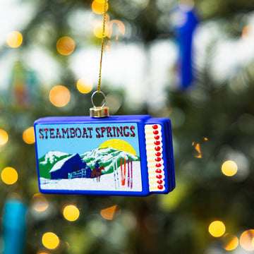 Matchbook Ornament - Steamboat Springs - Furbish Studio