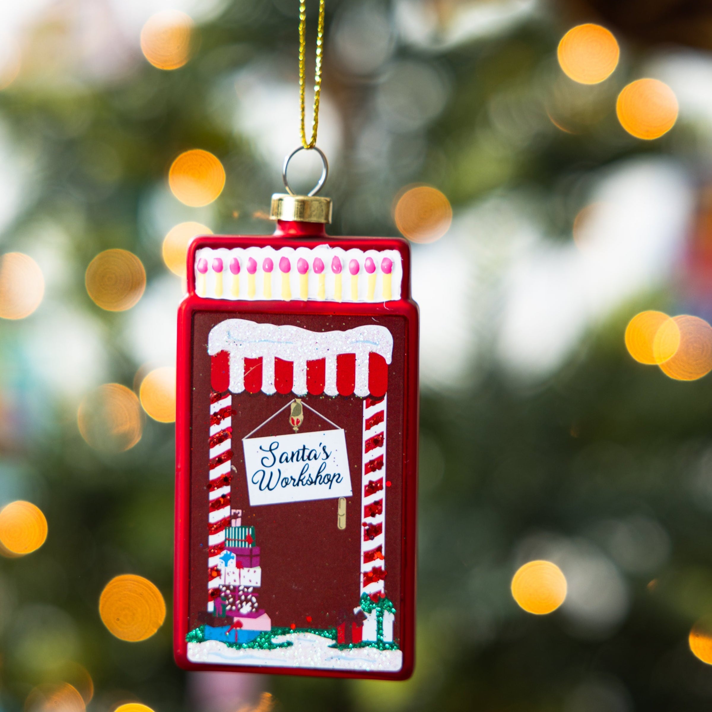 Matchbook Ornament Santas Workshop