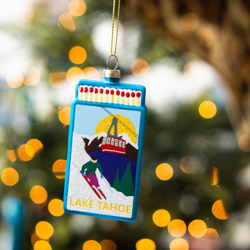 Matchbook Ornament - Lake Tahoe - Furbish Studio