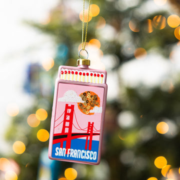 Matchbook Ornament - San Francisco - Furbish Studio