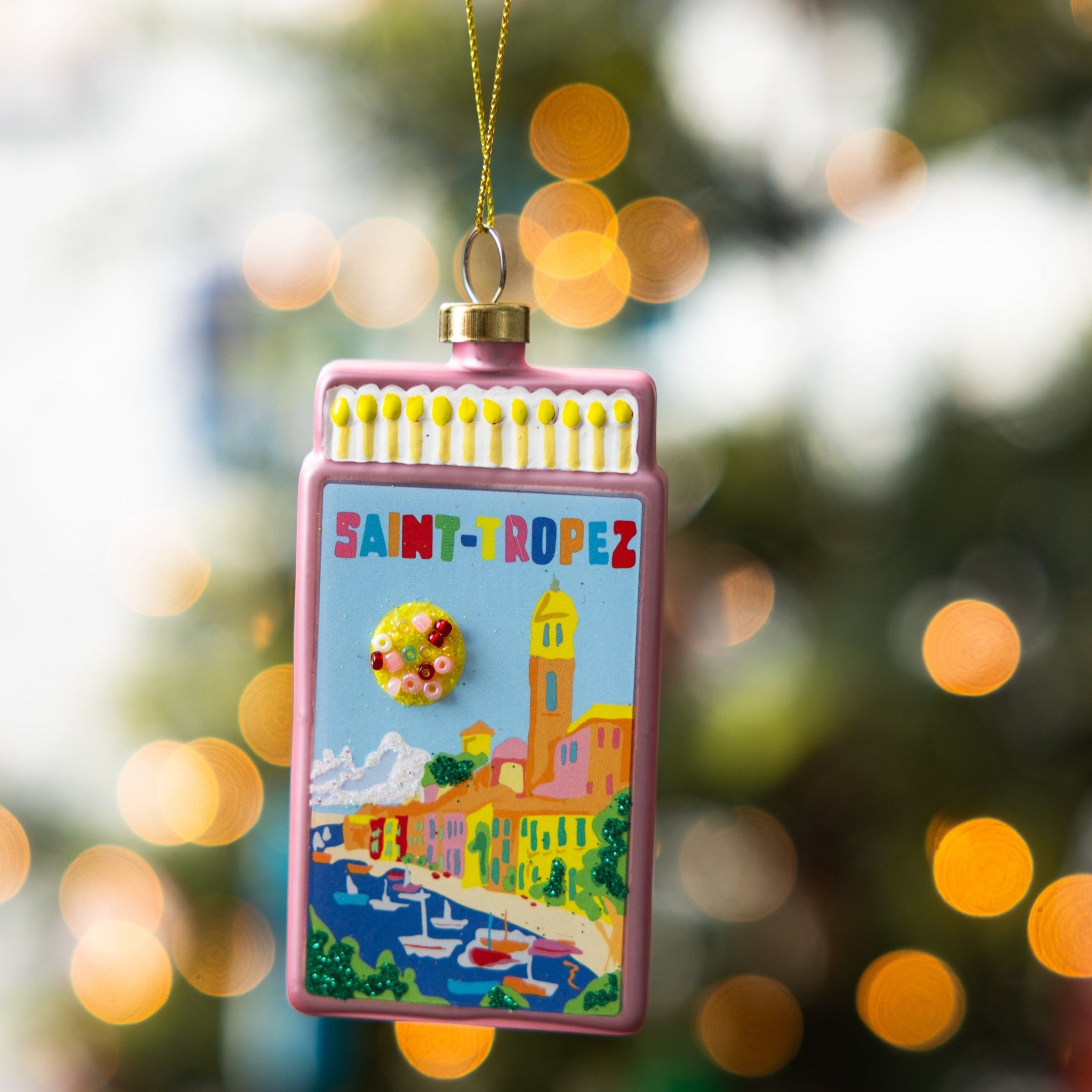 Matchbook Ornament - St. Tropez | Furbish Studio