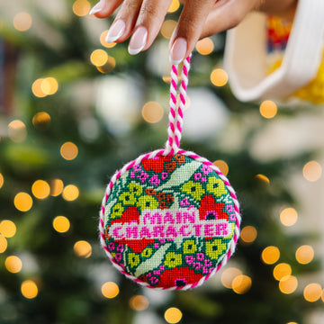 Needlepoint Ornament - Main Character - Furbish Studio