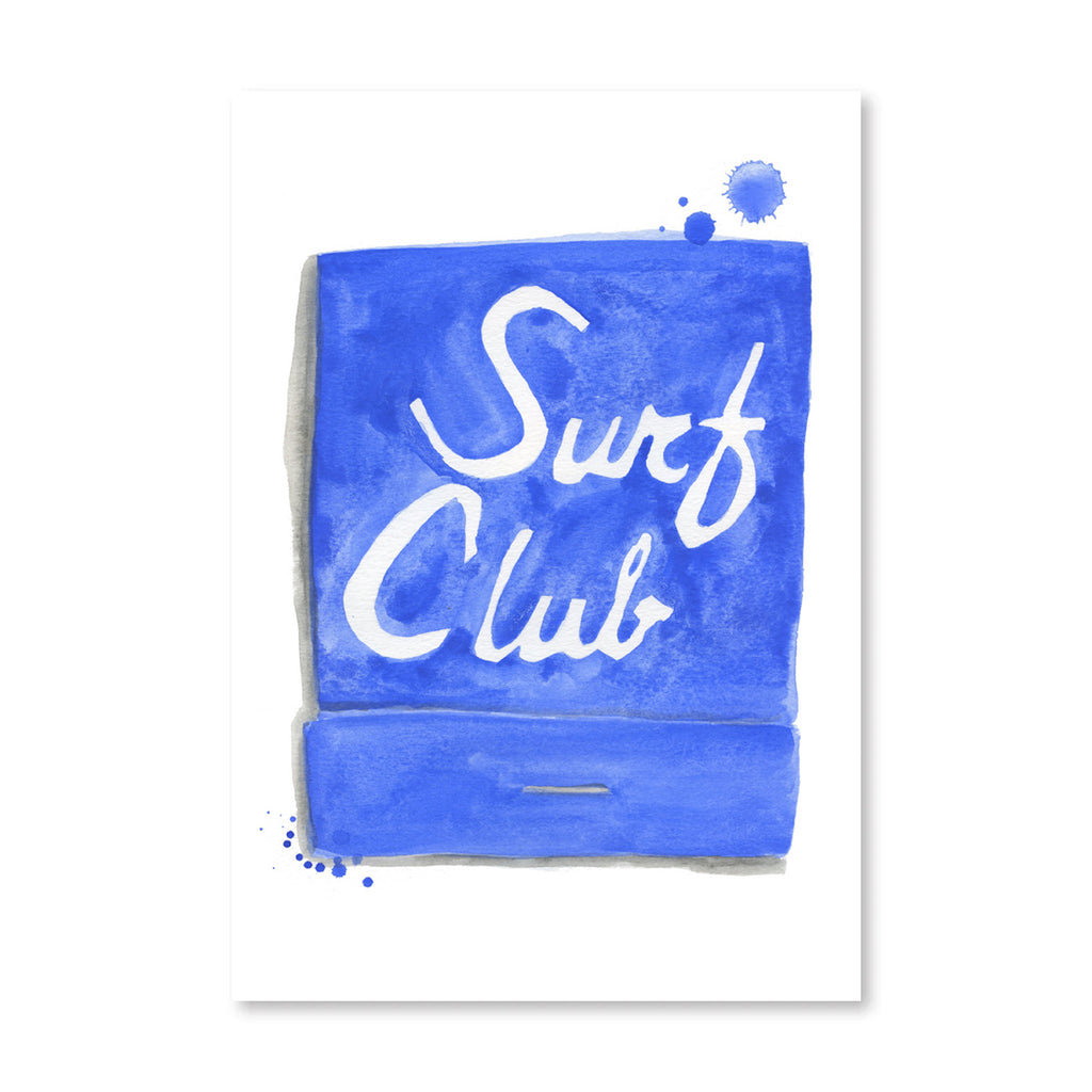 Surf Club Matchbook - Furbish Studio