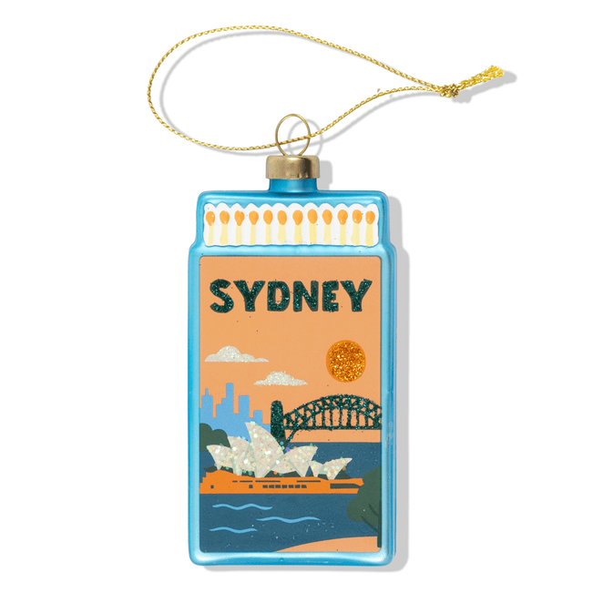 Sydney Matchbook Ornament - Furbish Studio