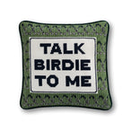 Talk Birdie To Me Needlepoint Pillow - Furbish Studio