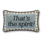 That's The Spirit Needlepoint Pillow - Furbish Studio