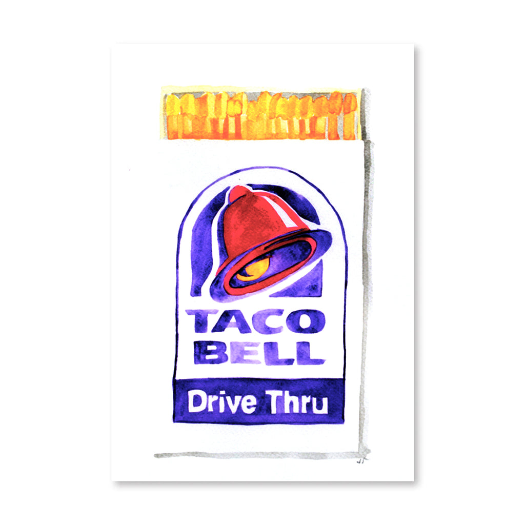 Taco Bell Matchbook - Furbish Studio