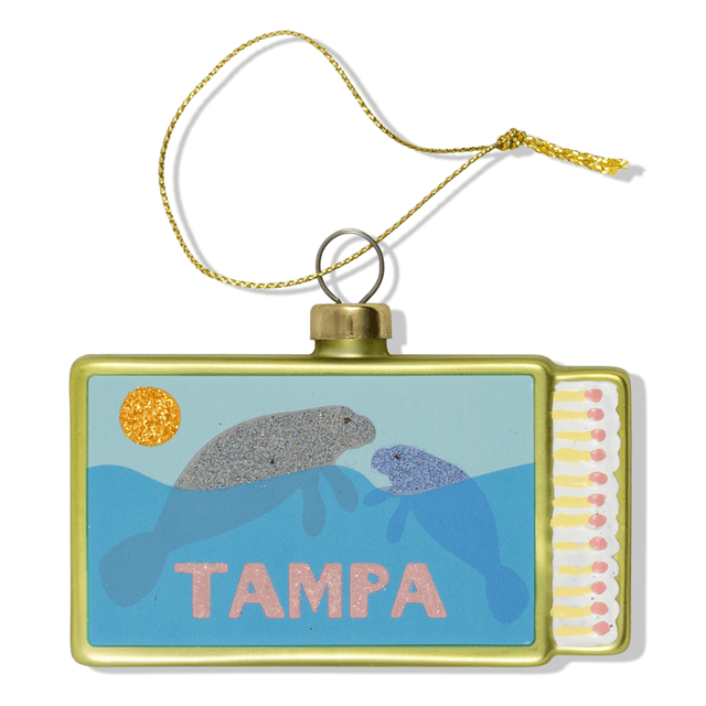 Matchbook Ornament - Tampa - Furbish Studio