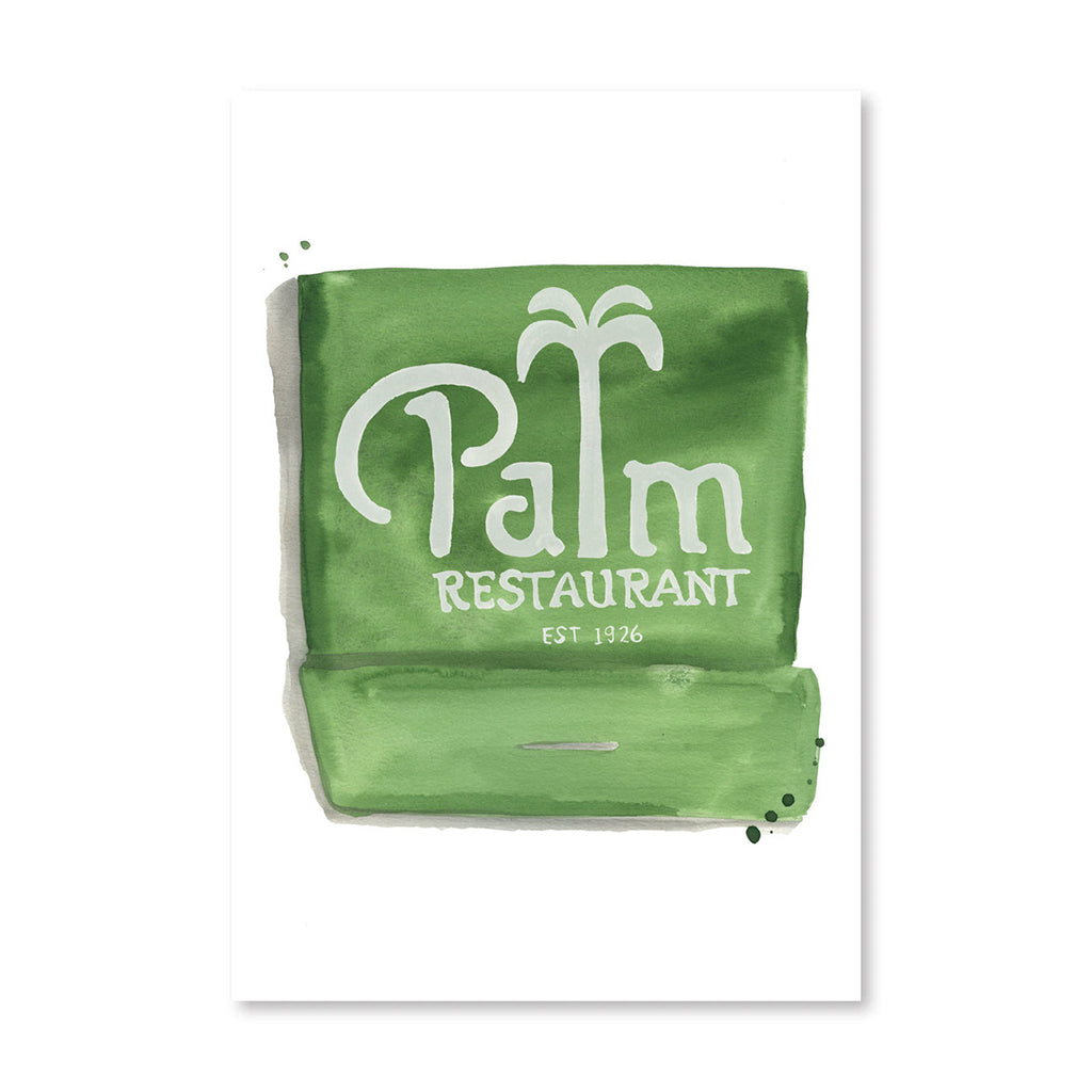The Palm Matchbook - Furbish Studio