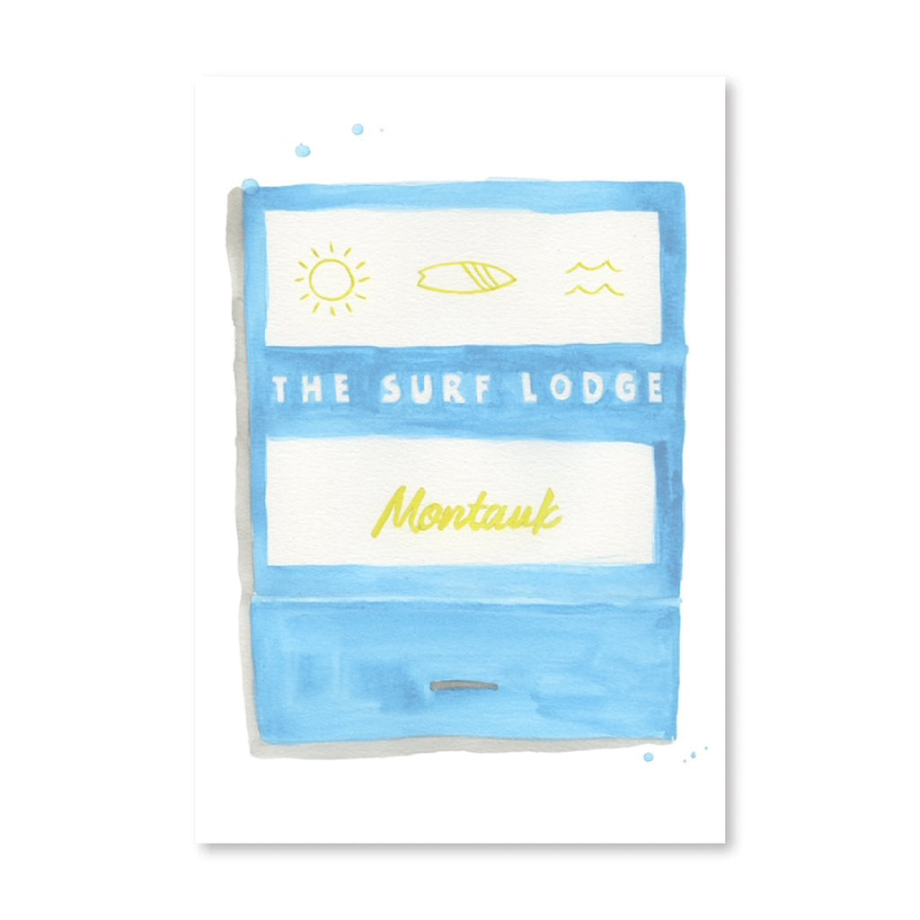 The Surf Lodge Montauk Matchbook - Furbish Studio