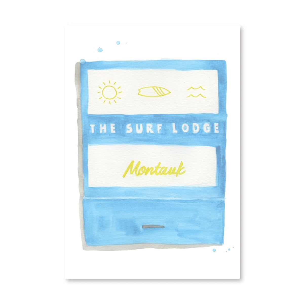 Surf Lodge (Montauk, NY) Print @matchbookdiaries — c r c