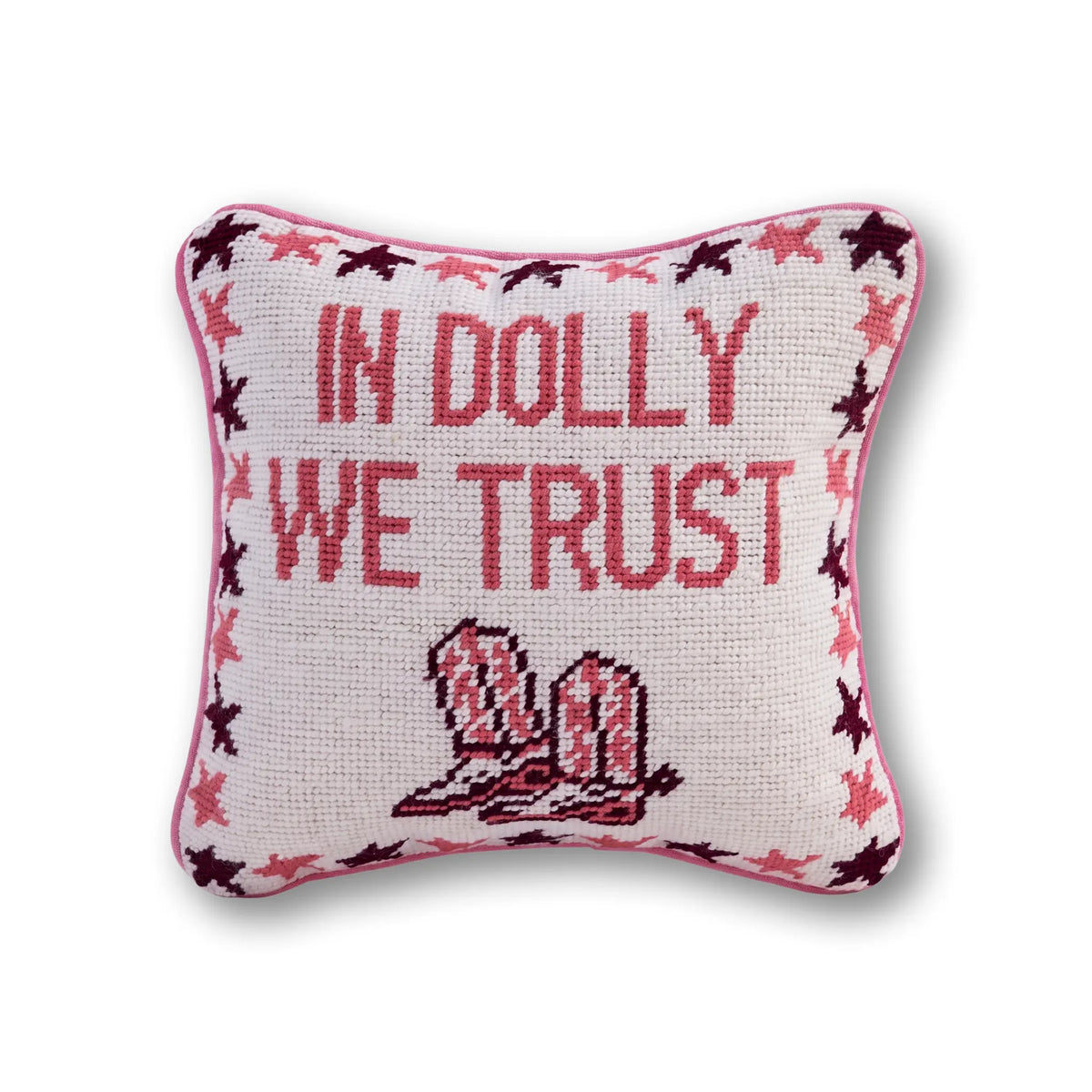 Trust Dolly Needlepoint Pillow - Furbish Studio