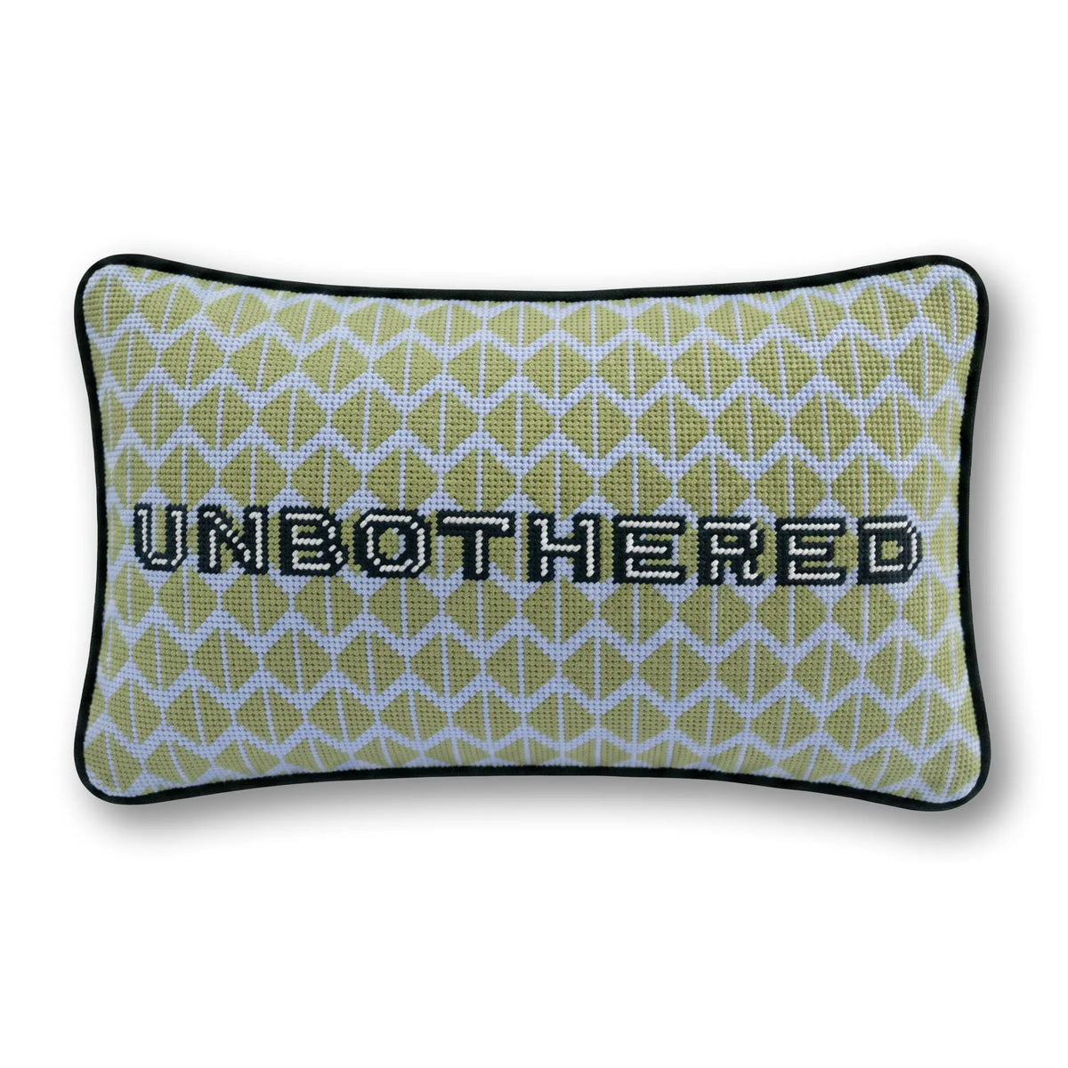 Unbothered Needlepoint Pillow - Furbish Studio