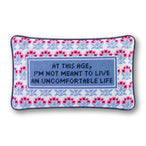 Uncomfortable Needlepoint Pillow