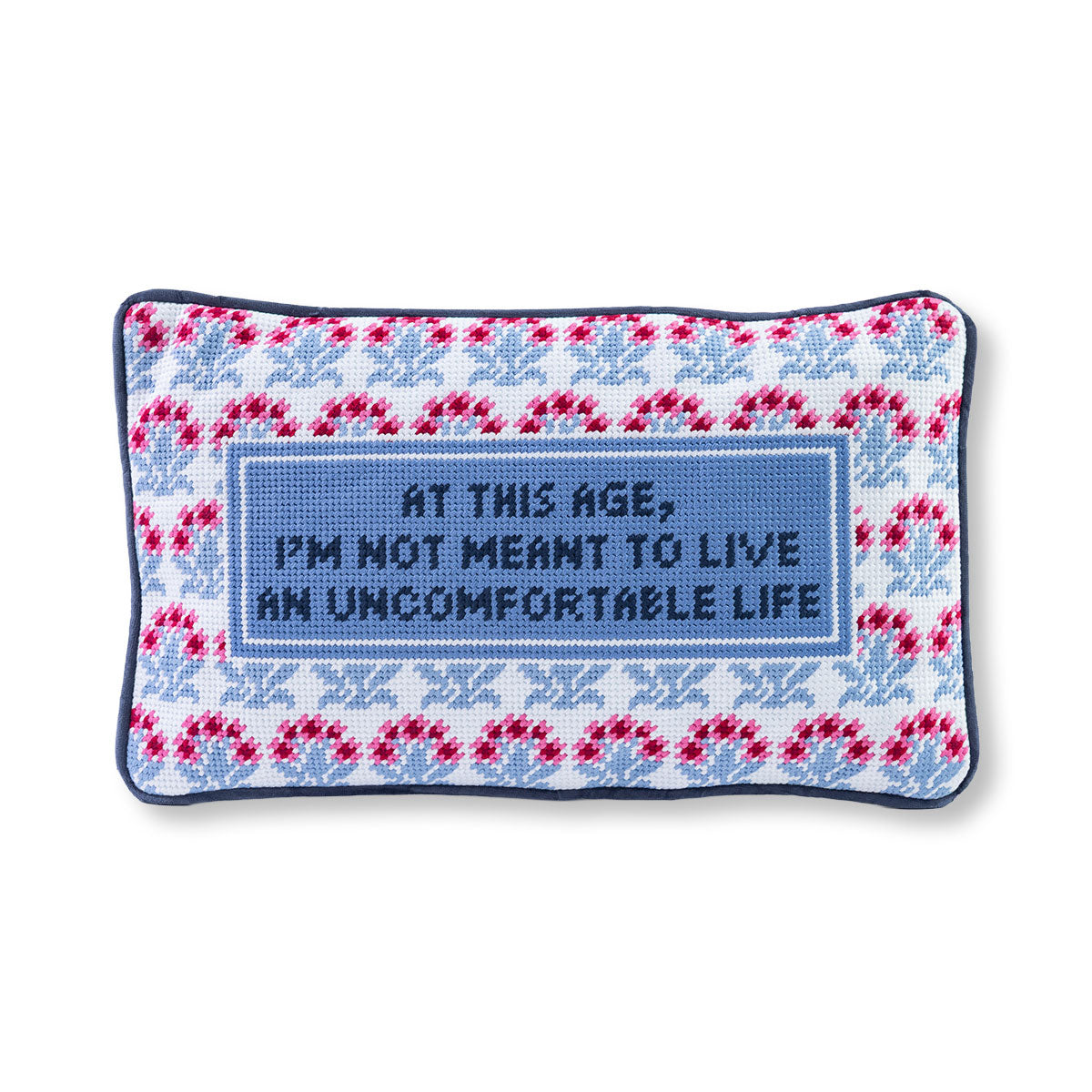 Furbish Studio - Uncomfortable Needlepoint Pillow