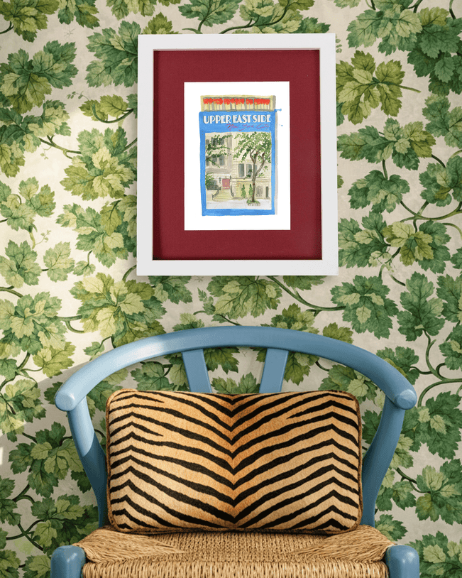 Upper East Side NYC Matchbook Art Print - Furbish Studio