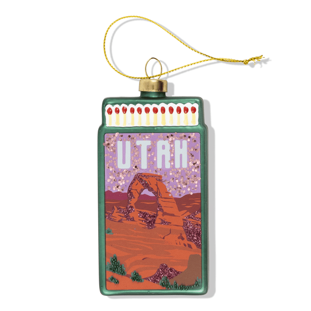 Utah Matchbook Ornament - Furbish Studio