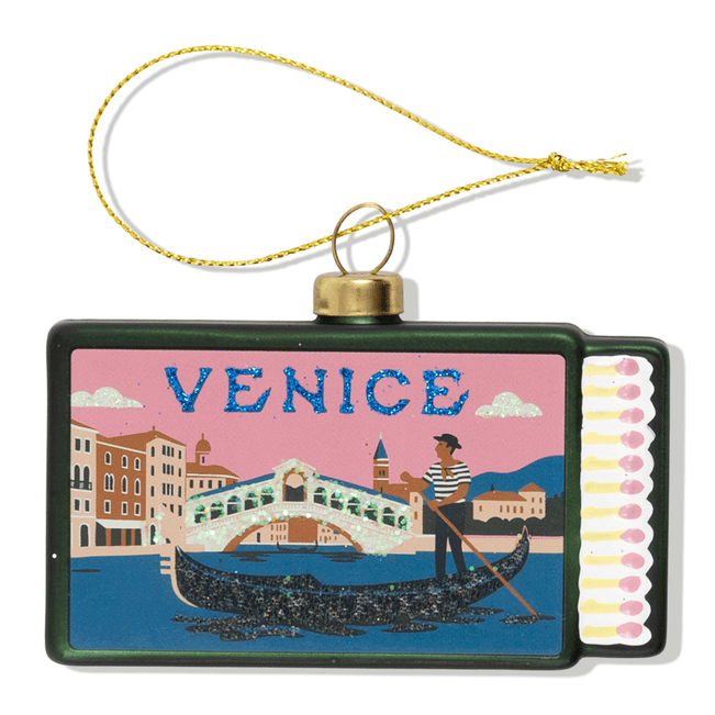 Venice Matchbook Ornament - Furbish Studio