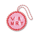 Needlepoint Ornament - Very Merry