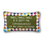 Well Well Well Needlepoint Pillow - Furbish Studio