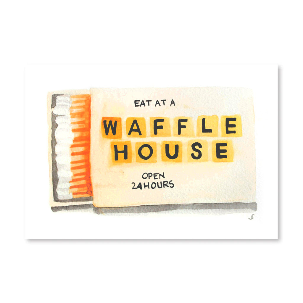 Waffle House Matchbook - Furbish Studio