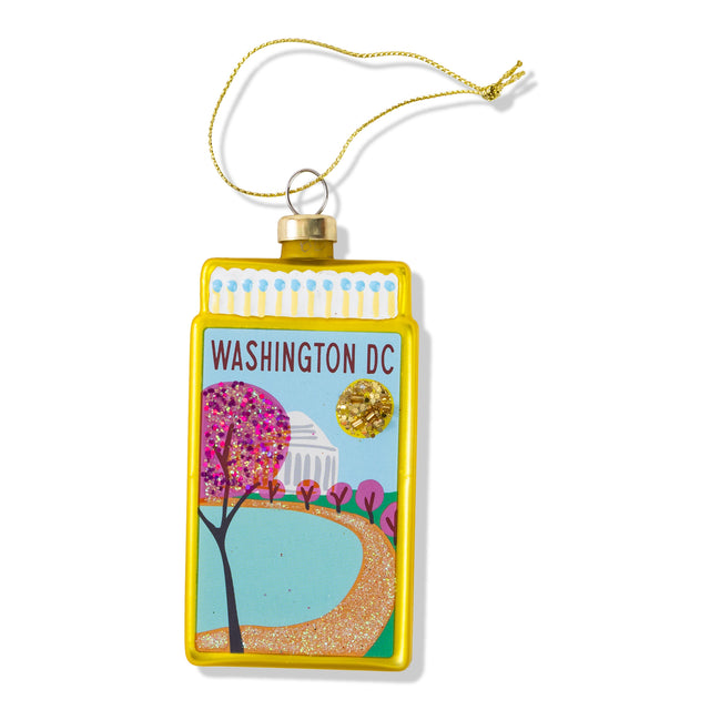 Matchbook Ornament - Washington D.C. - Furbish Studio