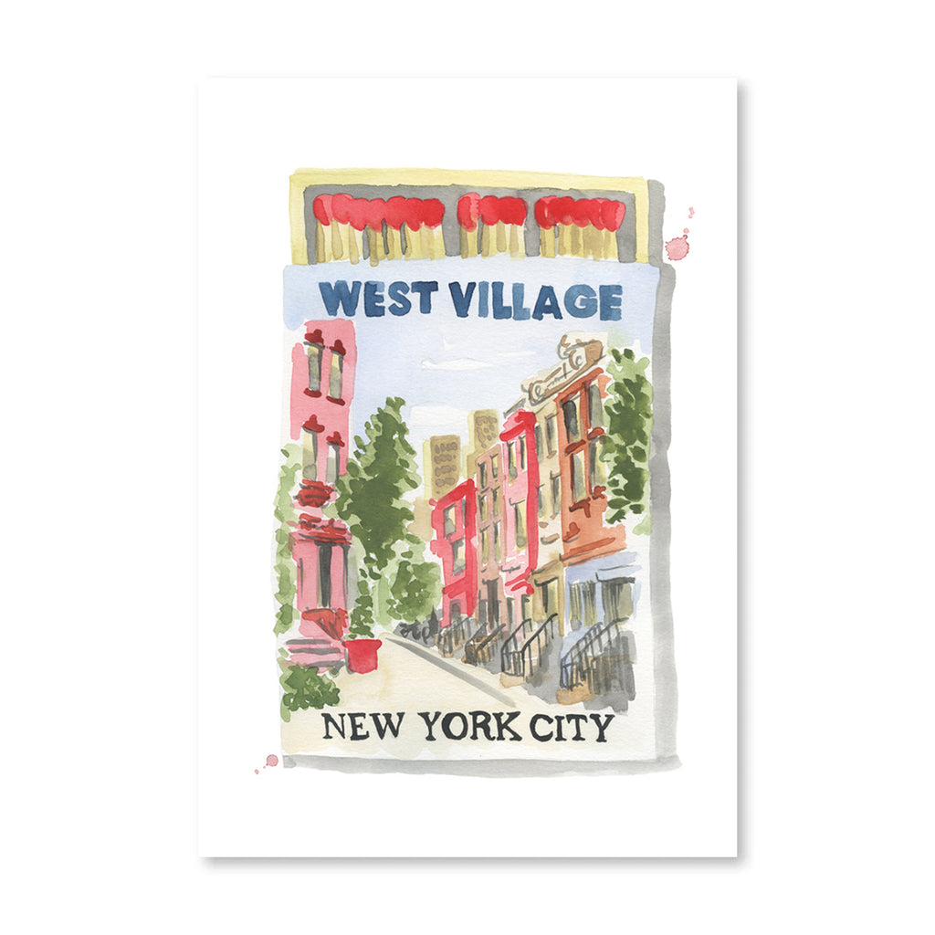 West Village NYC Matchbook - Furbish Studio