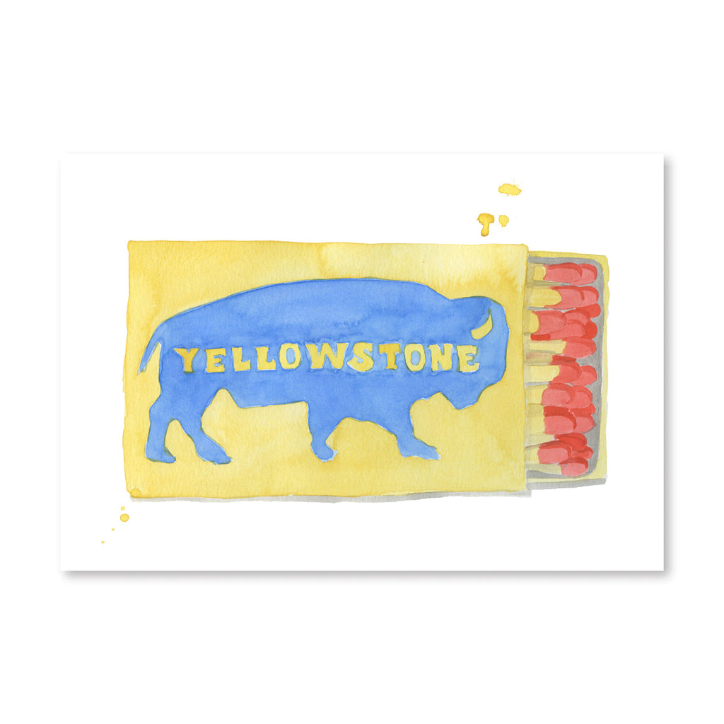 Yellowstone Matchbook - Furbish Studio
