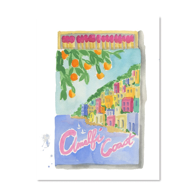 Amalfi Coast Matchbook - Furbish Studio