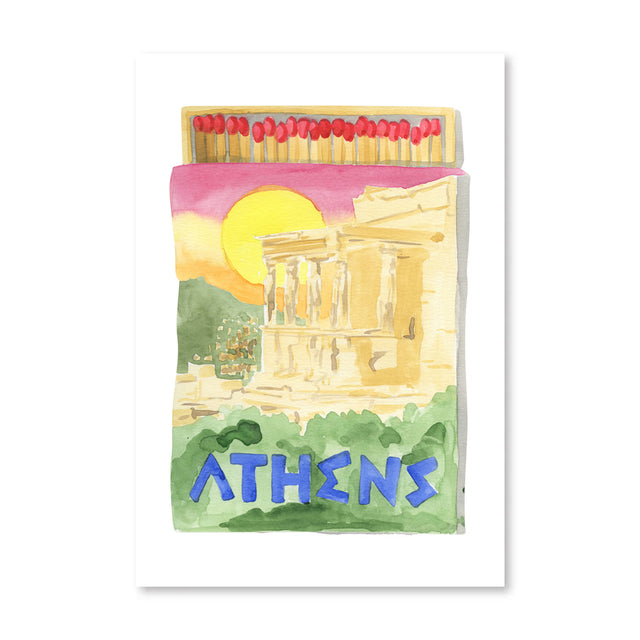 Athens Matchbook - Furbish Studio