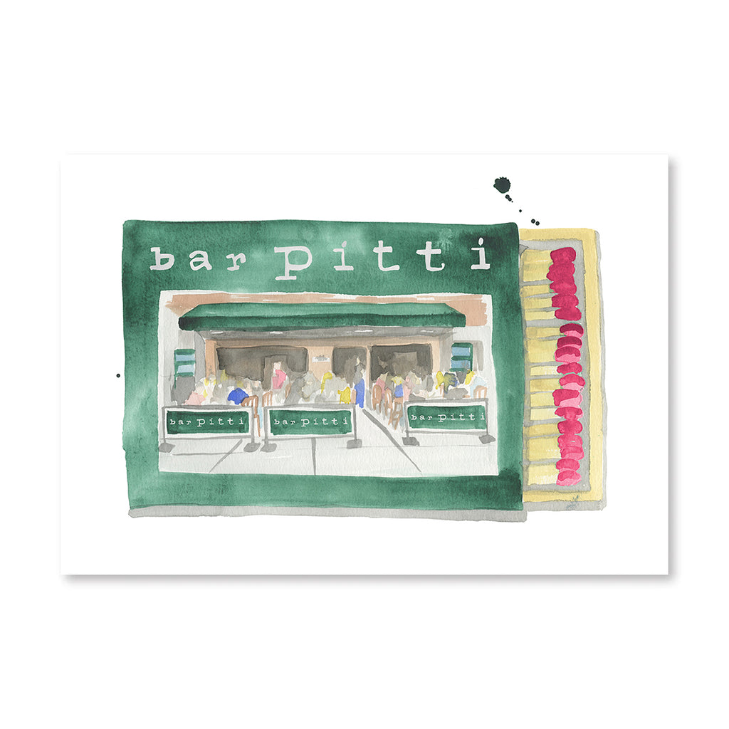 Bar Pitti Matchbook - Furbish Studio