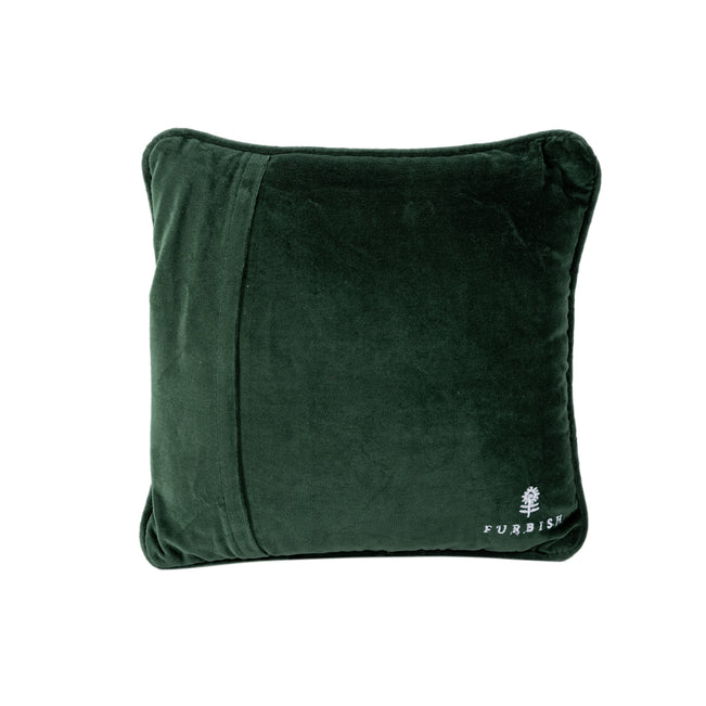 Be Naughty Needlepoint Pillow - Furbish Studio