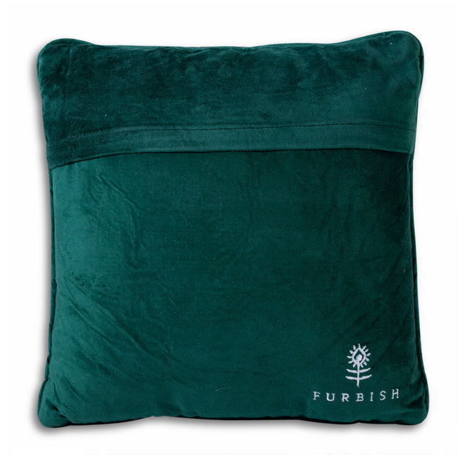 Ho Ho Ho Needlepoint Pillow - Furbish Studio
