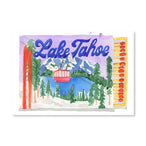 Lake Tahoe Ski Matchbook - Furbish Studio