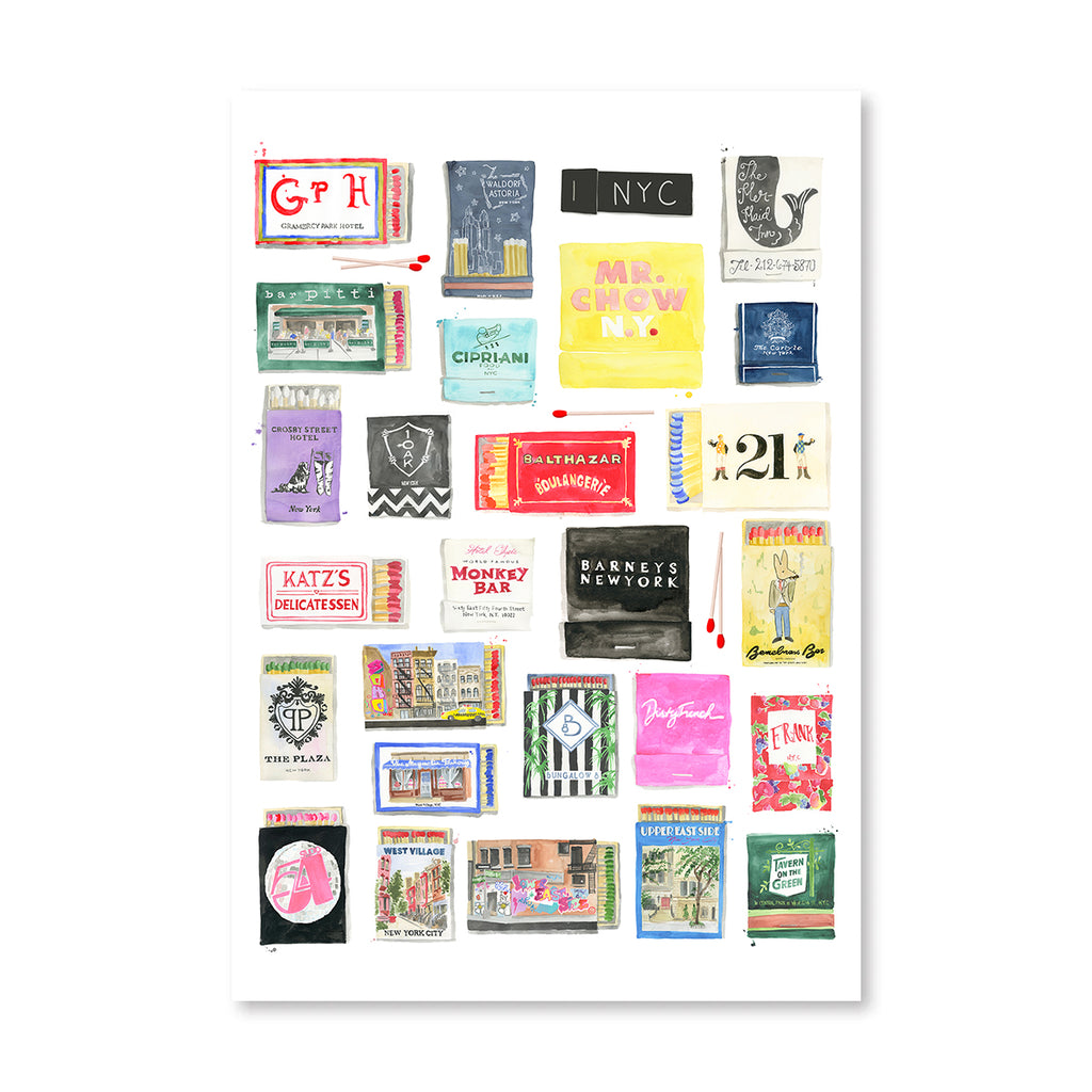 NYC Collection Matchbook Print - Furbish Studio