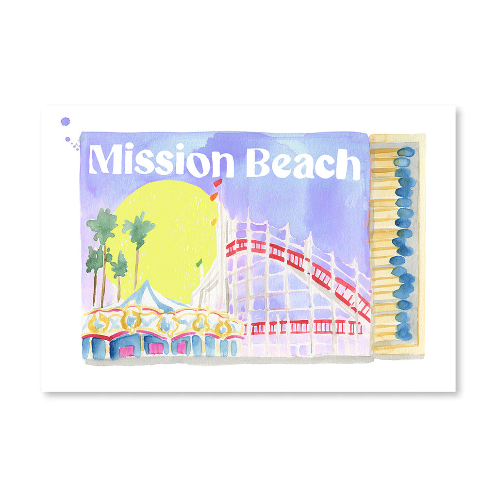 Mission Beach Matchbook - Furbish Studio