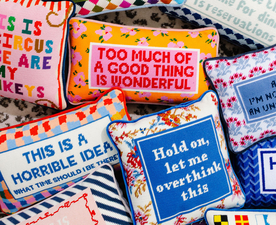 NEEDLEPOINT PILLOWS