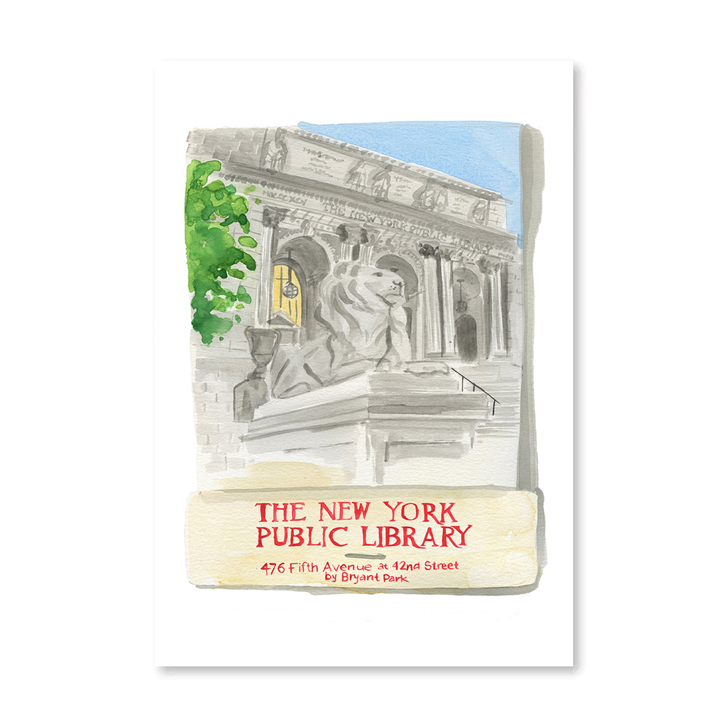 NY Public Library Matchbook - Furbish Studio