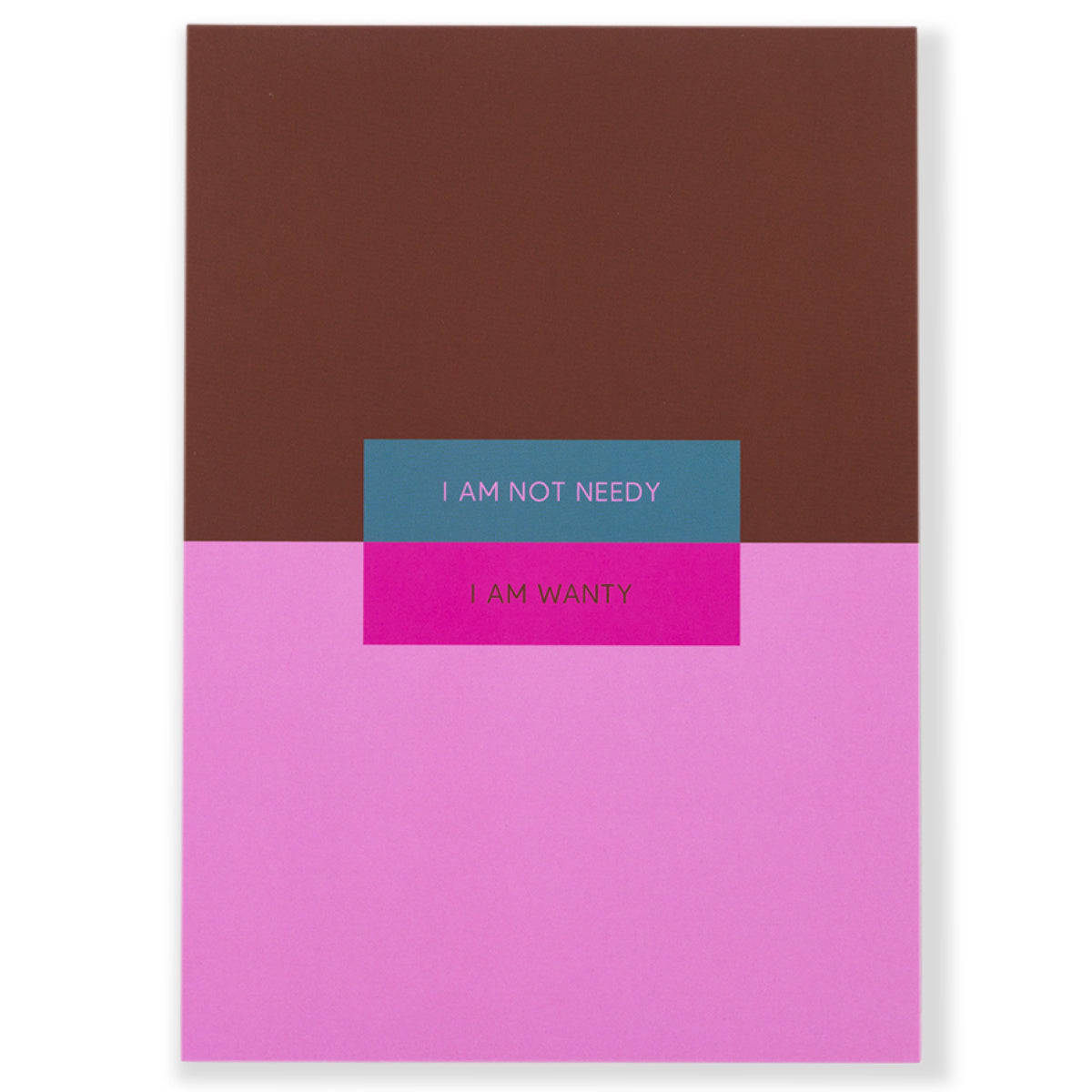 Not Needy Notepad - Furbish Studio