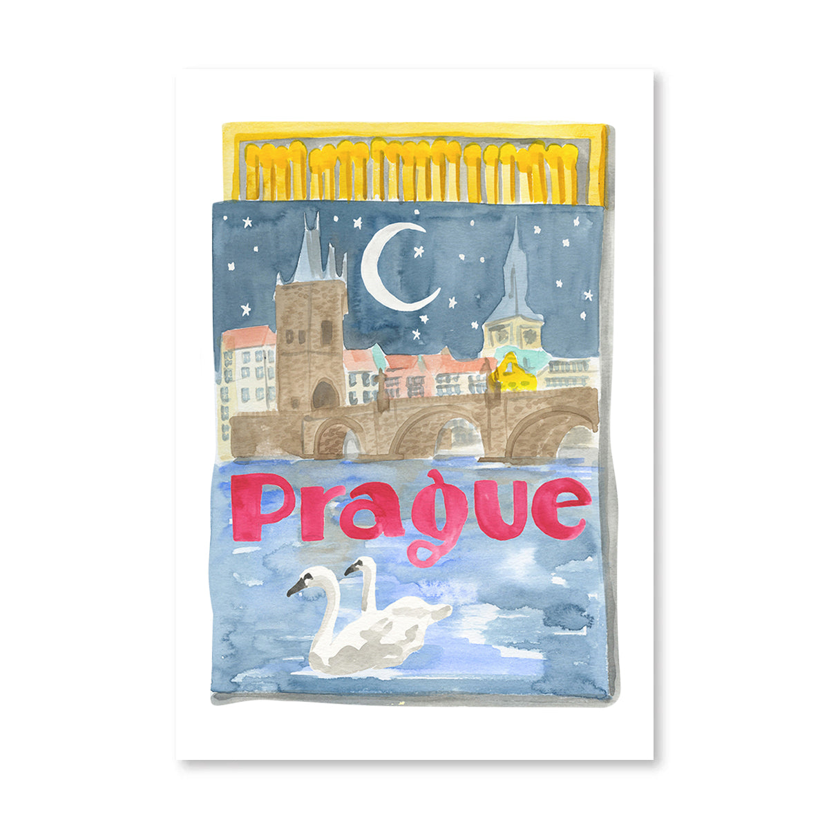 Prague Matchbook - Furbish Studio