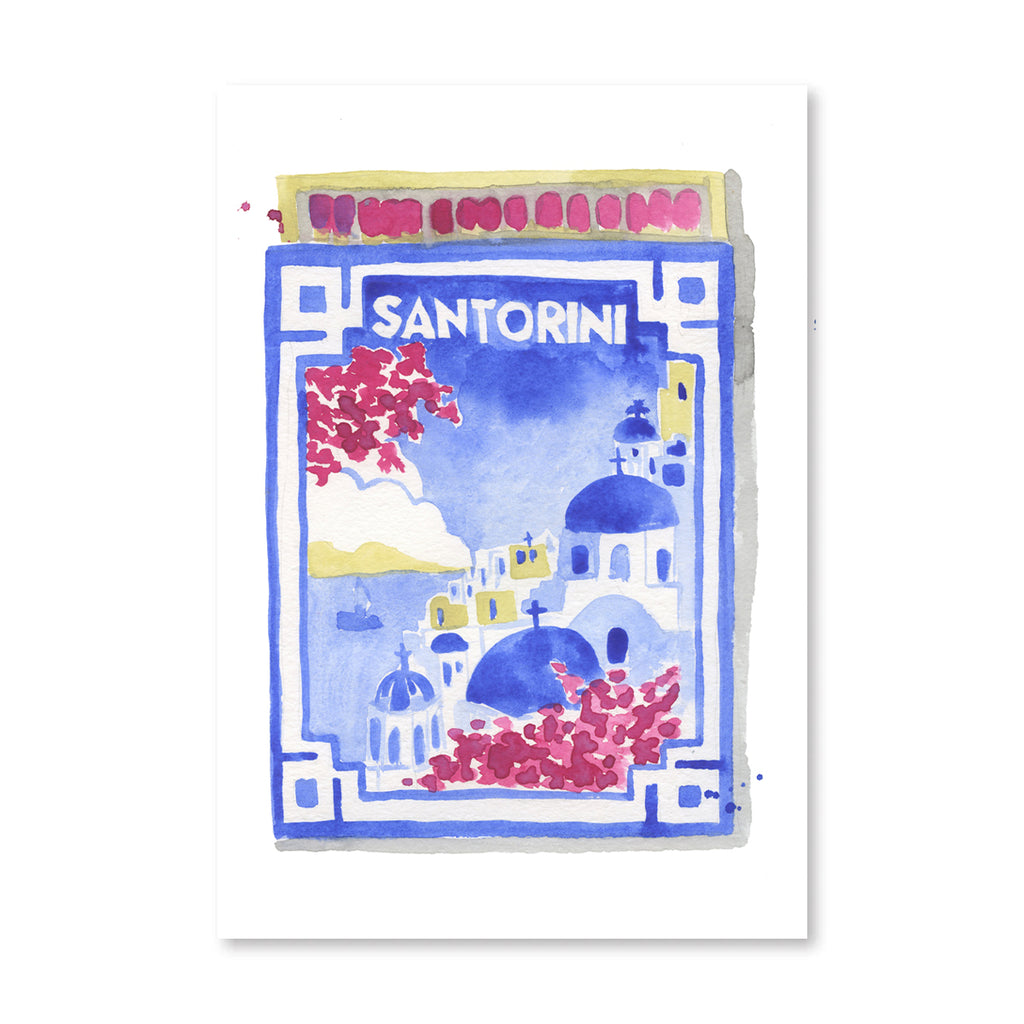 Santorini Matchbook - Furbish Studio