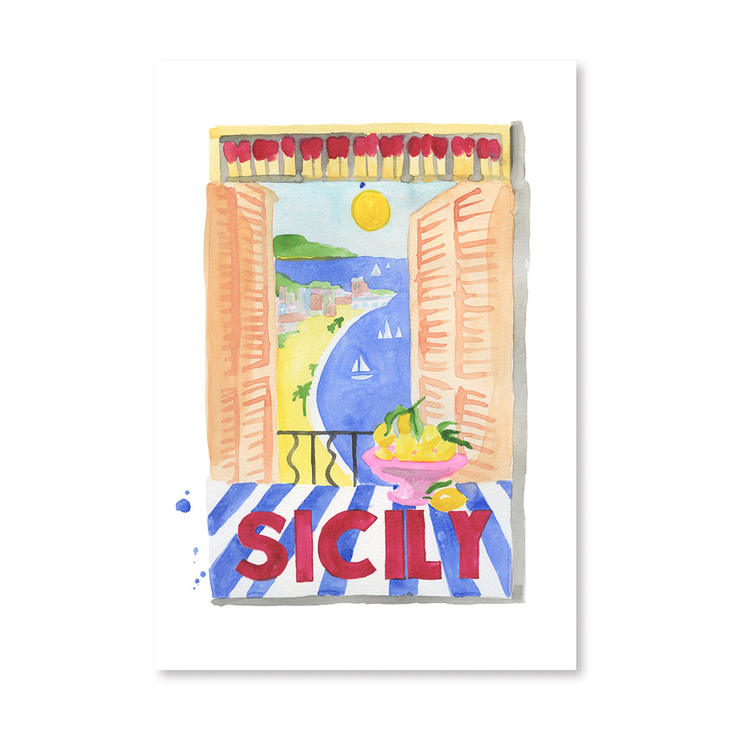 Sicily Matchbook - Furbish Studio